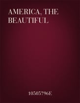 America, the Beautiful SSATB choral sheet music cover